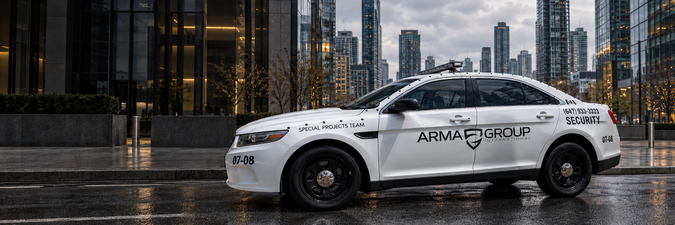 Arma Special Projects Team patrol vehicle downtown